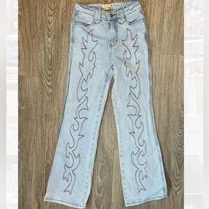 Vigirl High Rise Light Blue Women's Jeans